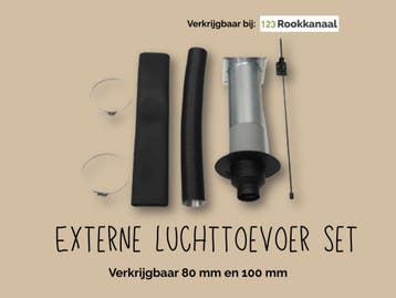 Externe luchttoevoer - voordelig, Ophalen of Verzenden, Nieuw, Hout, Vrijstaand