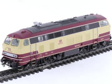 Schaal H0 ESU 31015 diesellocomotief BR 218 217 TEE van d..., Hobby en Vrije tijd, Ophalen of Verzenden, Zo goed als nieuw, Gelijkstroom of Wisselstroom