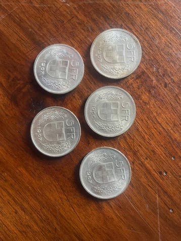 Zwitserland. 5 Francs (Zonder minimumprijs)