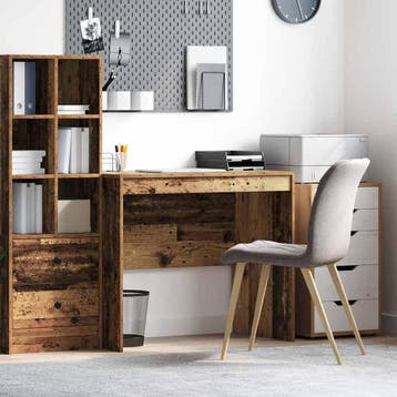 vidaXL Bureau Oudhout 90 x 50 x 76 cm, Verzenden, Nieuw