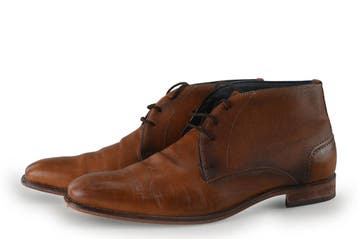 Manfield Veterschoenen in maat 47 Cognac, Kleding | Heren, Schoenen, Manfield, Overige kleuren, Verzenden, Zo goed als nieuw