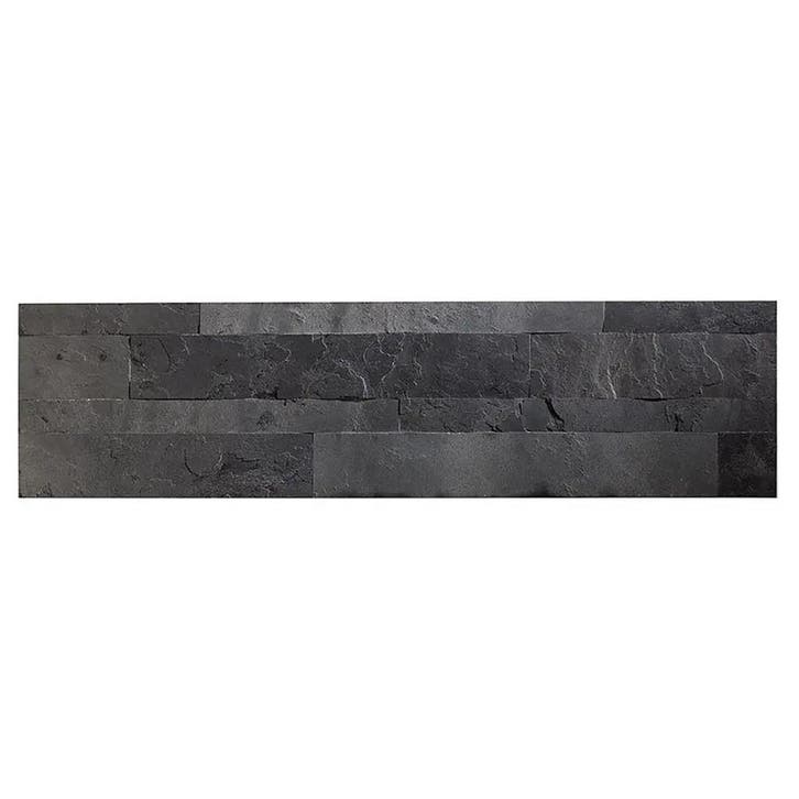 Zelfklevend Natuursteen Carbon Black 60x15cm, Huis en Inrichting, Woonaccessoires | Wanddecoraties, Nieuw, Ophalen of Verzenden