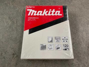 Veiling - 10x Makita schuurpapier 100-pack D-60713 k120, Nieuw