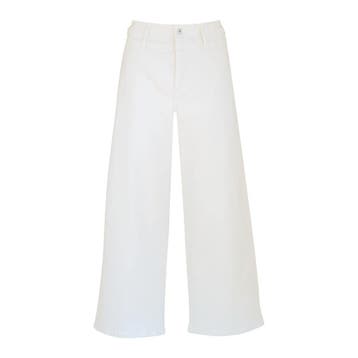 MAC • witte jeans Highwaist Wideleg • 36, Kleding | Dames, MAC, Verzenden, Nieuw, Wit