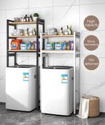 Badkamer rek - Wasmachine Rek - 3 laags - Robuust -, Verzenden, Nieuw