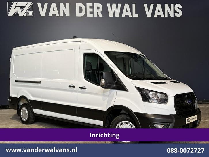 Ford Transit L3 H2 | Lease vanaf 307,- p/mnd, Auto's, Ford, Dealer onderhouden, Te koop, Handgeschakeld, Diesel, Wit, Transit
