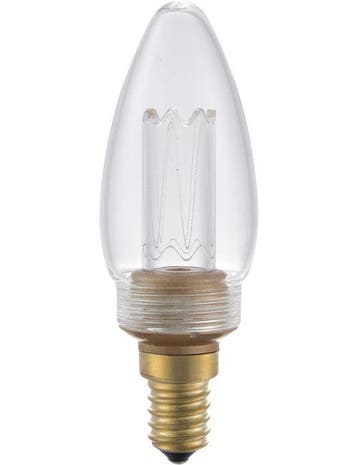 SPL LED Vintage Kaarslamp E14 2.5W 65lm 2000K Helder Dimb..., Ophalen of Verzenden, Nieuw