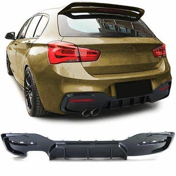 Performance look diffuser glanzend zwart uitlaat links pa..., Auto-onderdelen, Verzenden, Nieuw