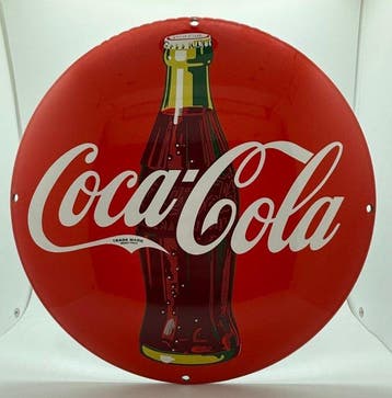 Coca-Cola - Coca-Cola - Coca-Cola - Emaille bord - Emaille,