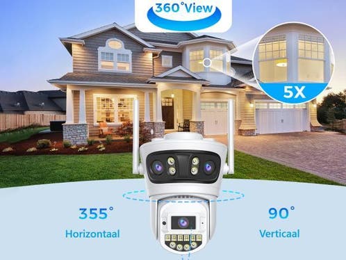 Draadloze Beveiligingscamera Set Met 2 Camera's - Dutch Security Systems