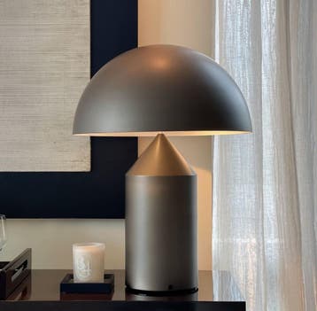 Oluce Atollo 50 Tafellamp Brons kopen | Officieel Dealer – U, Verzenden, Nieuw