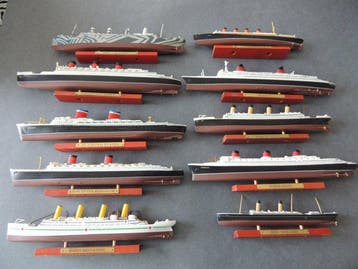 Maritieme objecten (10) - Zeer mooie set van 10, Antiek en Kunst