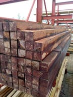 hardhout paal 60x60mm   lengte 2,75, Ophalen, Nieuw, Hout, Minder dan 3 meter