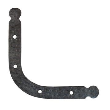 Hoekijzer rond, gesmeed, ijzer blank lak, Doe-het-zelf en Verbouw, Verzenden, Nieuw