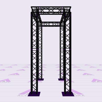 Altura FA34-CAR-3x2x4-BK carré vierkant-truss 3 x 2 x 4, Verzenden, Nieuw