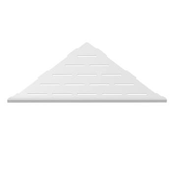 Stripe Corner hoekplanchet inbouw 30x25 mat wit, Verzenden, Nieuw