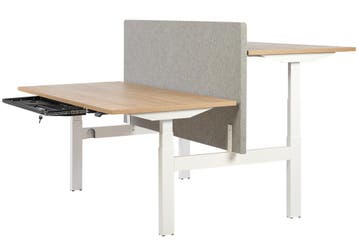 Linak PLUS Melamine elektrisch zit/sta duo bureau 160 x 8..., Overige plaatsen, Ophalen of Verzenden, Nieuw in verpakking, Bureau
