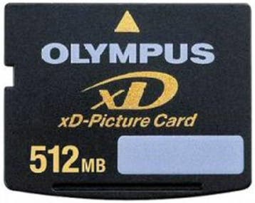 Olympus xD-Picture Card Memory Card - 512MB, Verzenden, Zo goed als nieuw