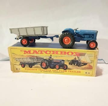 Matchbox 1:43 - Model landbouwmachine (2) - Fordson Tractor, Nieuw