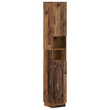 vidaXL Badkamerkast met Open Plank HOORN Oud hout 30 x 31 x, Verzenden, Nieuw