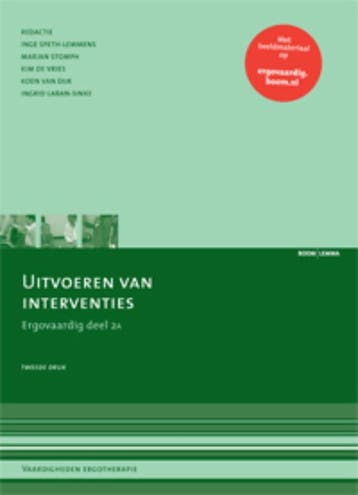 Uitvoeren van interventies Deel 2 Ergovaardig  9789059318076, Boeken, Zo goed als nieuw