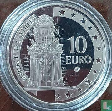Malta 10 euro 2008 (PROOF) Auberge de Castille, Postzegels en Munten, Munten | Europa | Euromunten, Verzenden, Overige landen