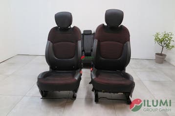 Stoelen, achterbank, halfleer, verwarmd, compleet Renault Ca, Auto-onderdelen, Verzenden, Gebruikt, Renault