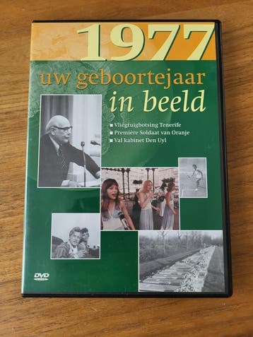 DVD - Uw Geboortejaar In Beeld - 1977, Cd's en Dvd's, Alle leeftijden, Verzenden, Gebruikt