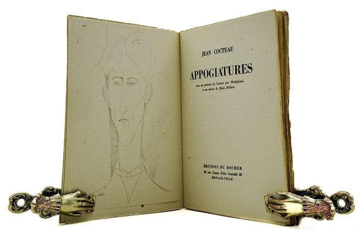 Jean Cocteau / Modigliani & Hans Bellmer - Appogiatures -, Antiek en Kunst, Antiek | Boeken en Bijbels