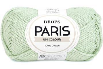 DROPS Paris Uni Colour - 78 pepermunt - Katoen Garen, Ophalen of Verzenden, Nieuw