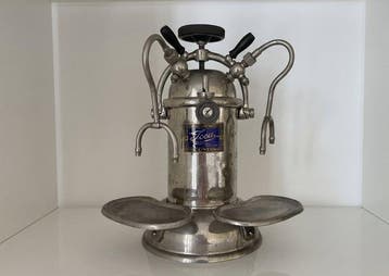 Koffiezetapparaat - Messing, Verchroomd - Museum-Rariteit, Antiek en Kunst