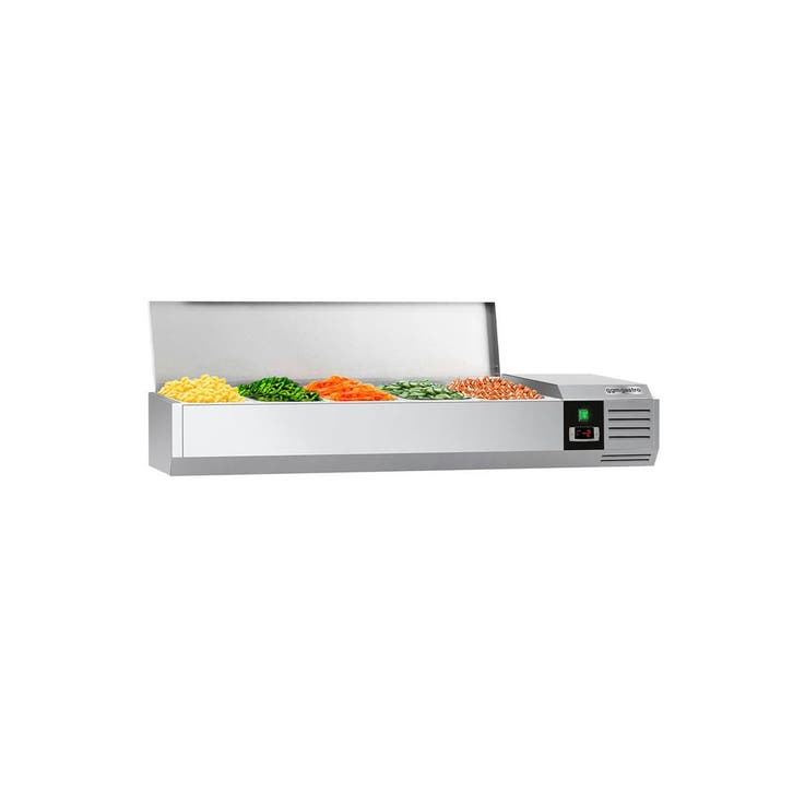 GGM Gastro | Opzetkoelvitrine PREMIUM - 1200x335mm - 5x GN |, Zakelijke goederen, Horeca | Food, Verzenden