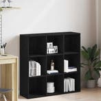 vidaXL Boekenkast Zwart Eiken 98x29x97,5 cm Engineered Wood, Huis en Inrichting, Kasten | Boekenkasten, Verzenden, Nieuw, Overige houtsoorten