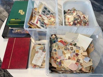 Wereld 1850/2000 - Enorme verzameling wereldpostzegels, oud, Gestempeld