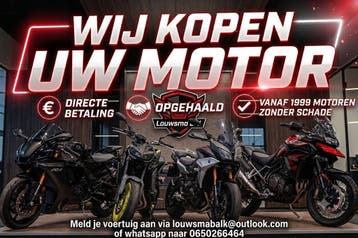 Jouw Voertuig verkopen? Wij kopen alles Motoren Auto Campers, Motoren