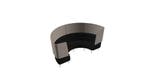 4-zits bank curved met hoge rug | Arcipelago, Nieuw in verpakking