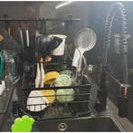 Ruhhy Afdruiprek met Lekbak - Zwart - Stijlvol en Duurzaa..., Ophalen of Verzenden, Nieuw