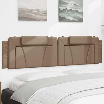 Luxe Bed Rugsteun 200cm | Retourdeal | 53% Goedkoper, Overige materialen, Gebruikt, Bruin, Tweepersoons