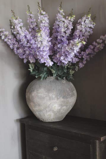 Brynxz zijden tak Delphinium pastel paars 105 cm, Ophalen of Verzenden, Nieuw