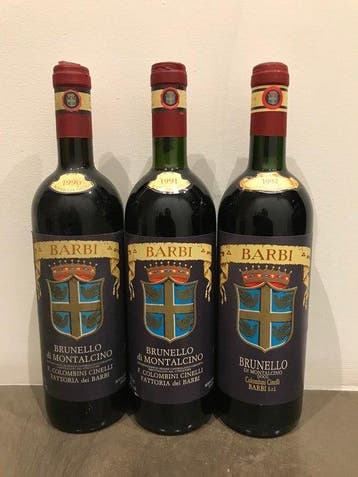 1990 , 1991 & 1992 Fattoria dei Barbi - Brunello di, Nieuw