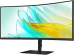 Samsung - UWQHD  Monitor - 34 inch, Verzenden, In hoogte verstelbaar, VA, Nieuw