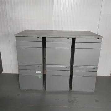 Ahrend 6-delig ladeblok en NIEUW topblad - 105x140x80 cm, Ophalen of Verzenden, Nieuw