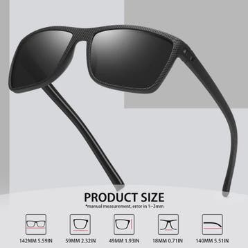 Designer Polarized Zonnebrillen Set voor Heren & Dames | UV4, Verzenden, Nieuw