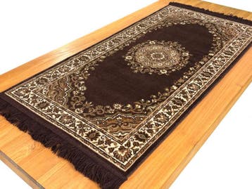 Smyrna tafelloper Sardis 70x140 - Perzisch pluche medaillon, Ophalen of Verzenden, Nieuw, Rechthoek, Binnen