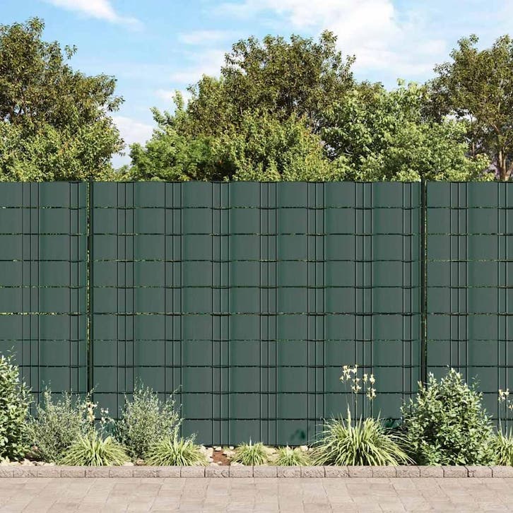 vidaXL Tuinscherm 70x0,19 m PVC groen, Tuin en Terras, Schuttingen, Nieuw, Kunststof, Minder dan 1 meter, Verzenden
