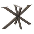 vidaXL Eettafelpoot spider vorm 120x68x(72-73) cm staal, Verzenden, Nieuw