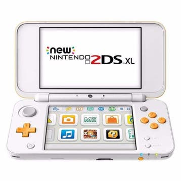 New Nintendo 2DS XL Wit/Oranje (Nette Staat), Spelcomputers en Games, Ophalen of Verzenden, Zo goed als nieuw