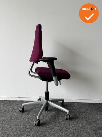 BMA Axia 2.2 - 8N 3D armpads - hoge rug - bestaand paarse st, Werkplek, Ophalen of Verzenden, Gebruikt, Stoel