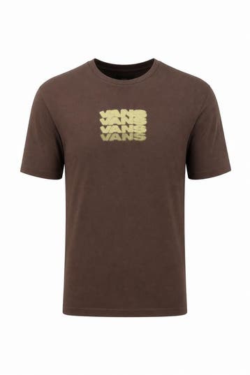 Vans T-shirt in maat S Bruin, Kleding | Heren, T-shirts, Verzenden, Zo goed als nieuw, Bruin, Vans