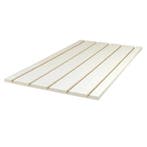 Voorgefreesde plaat recht | droogbouw vloerverwarming | 21mm, Verzenden, Nieuw